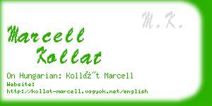 marcell kollat business card